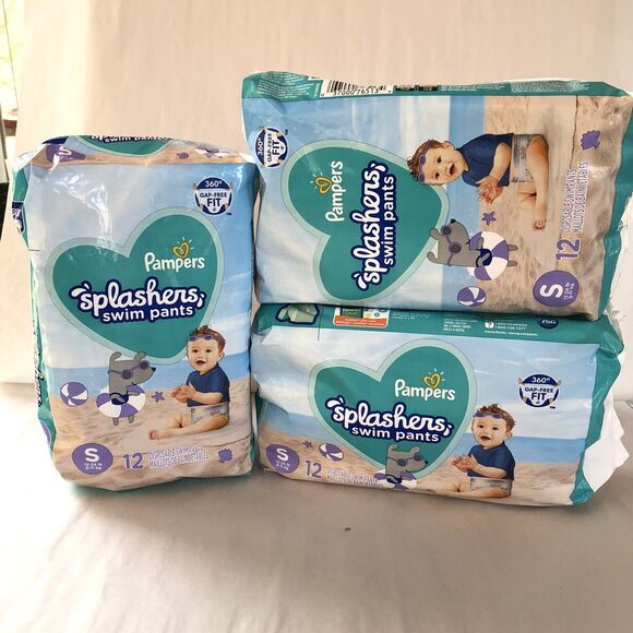Pampers Other - NEW 🏖️🏝️Pampers Splashers Disposable Swim Pants Size Small